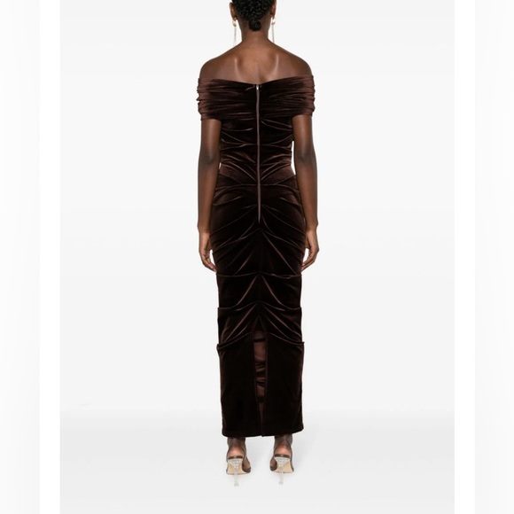 Layne velvet ruched dress - Picture 5 of 12